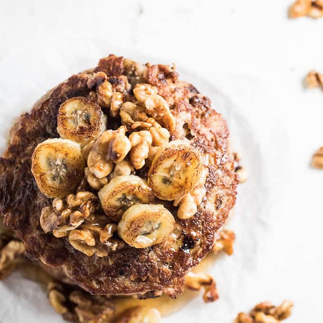 Walnut Banana Protein Pancakes Recipe