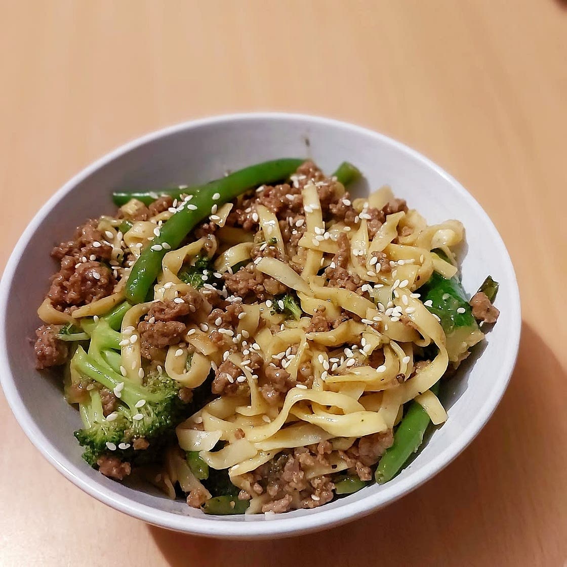 Sticky Beef Mince Stir Fry