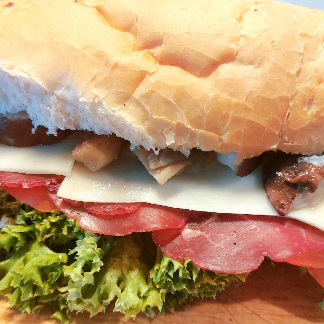 Panini - Bresaola, mushrooms and fontina