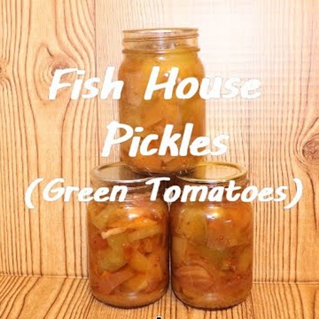 Fish House Pickles (green tomatoes)