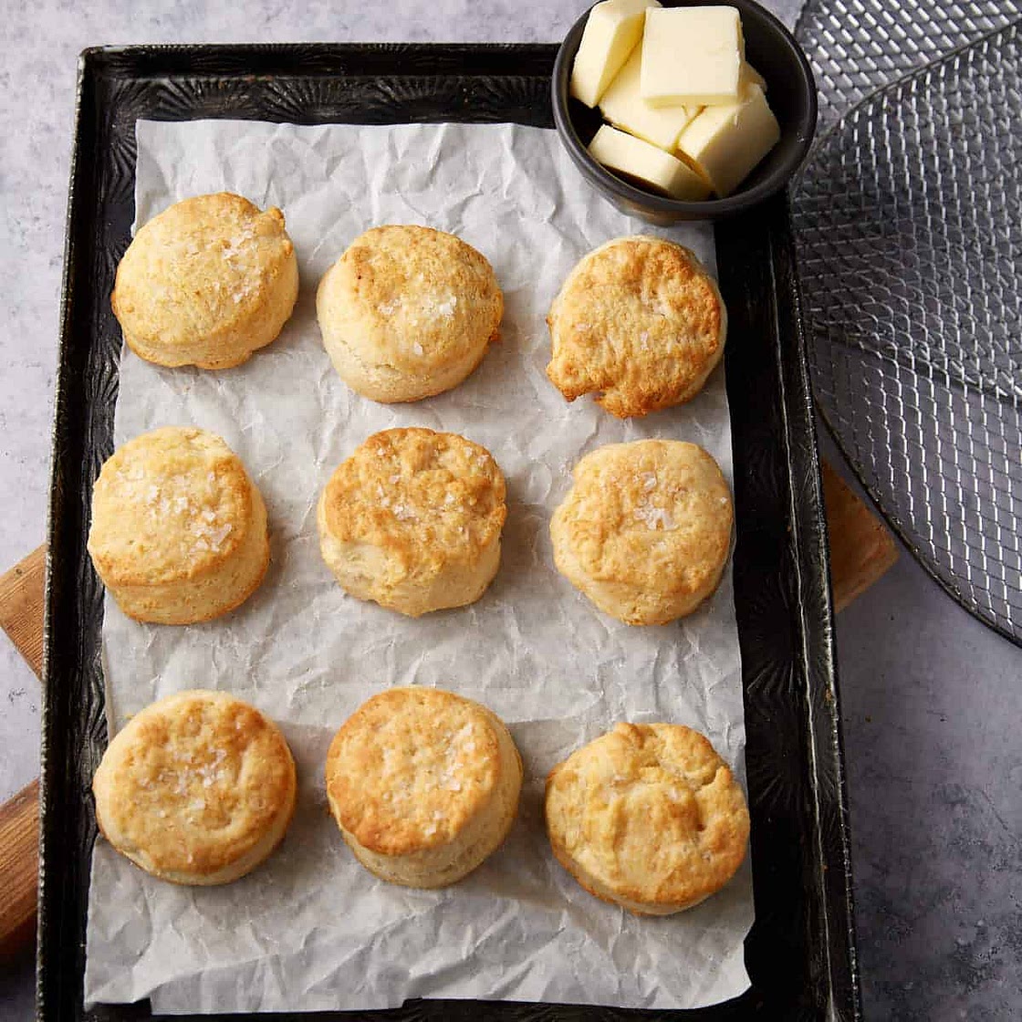 Air Fryer Homemade Buttermilk Biscuits