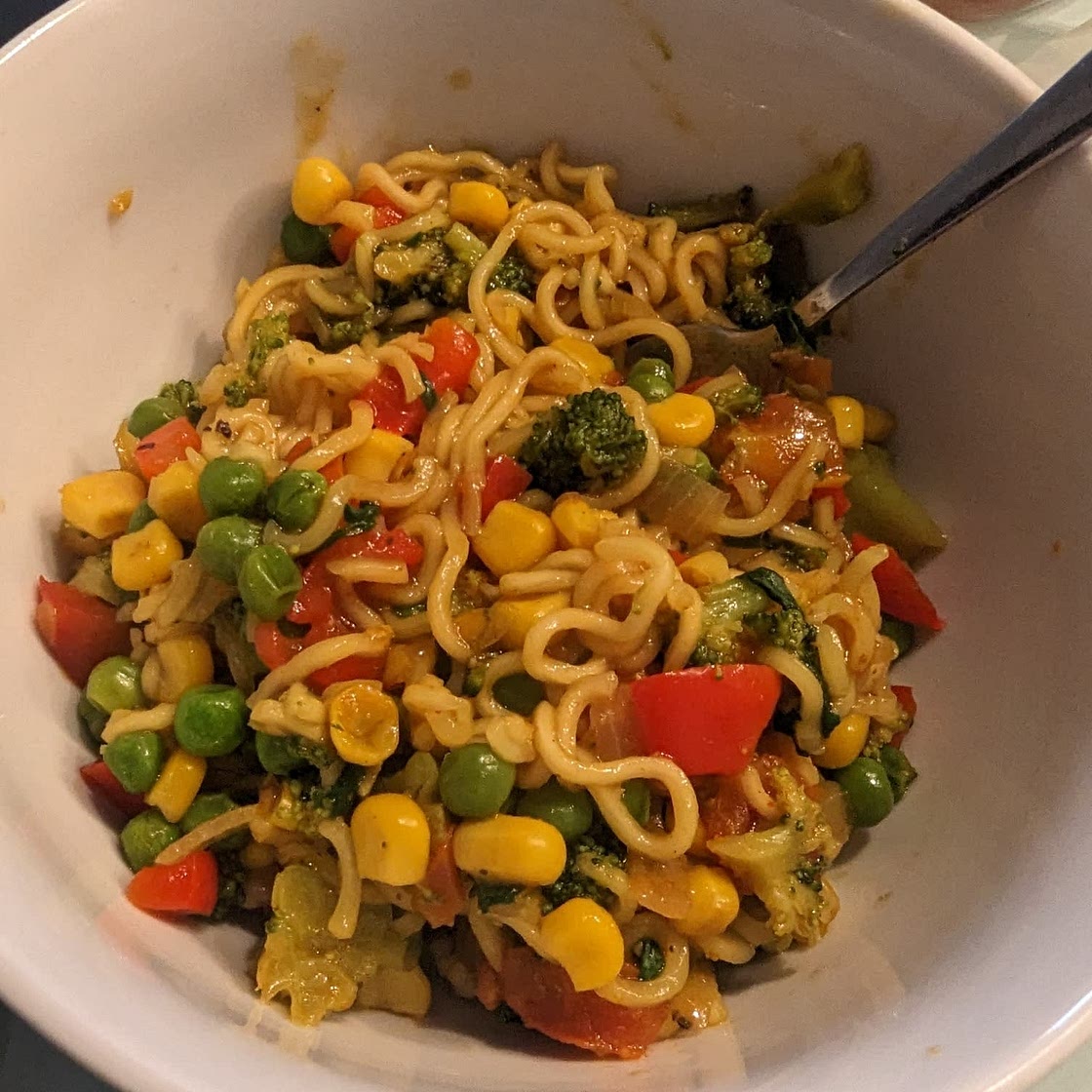 Broccoli Tofu Ramen Noodles