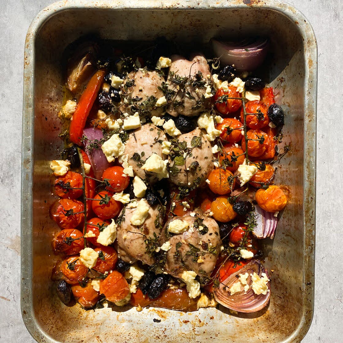 Saucy Baked Oregano Chicken