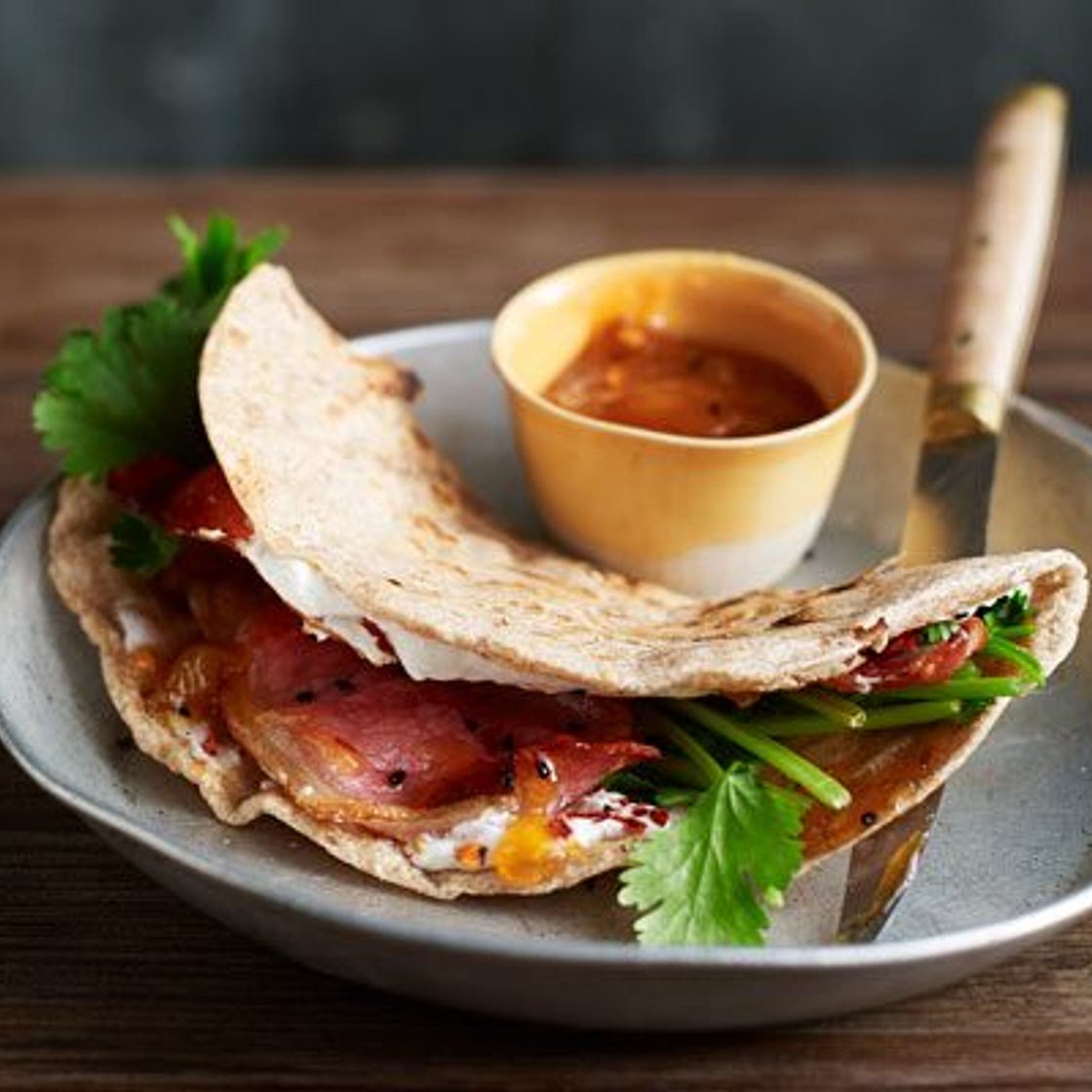 Bacon chapati