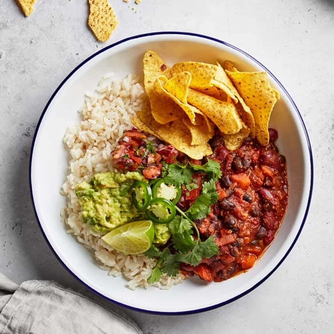 vegan burrito bowls