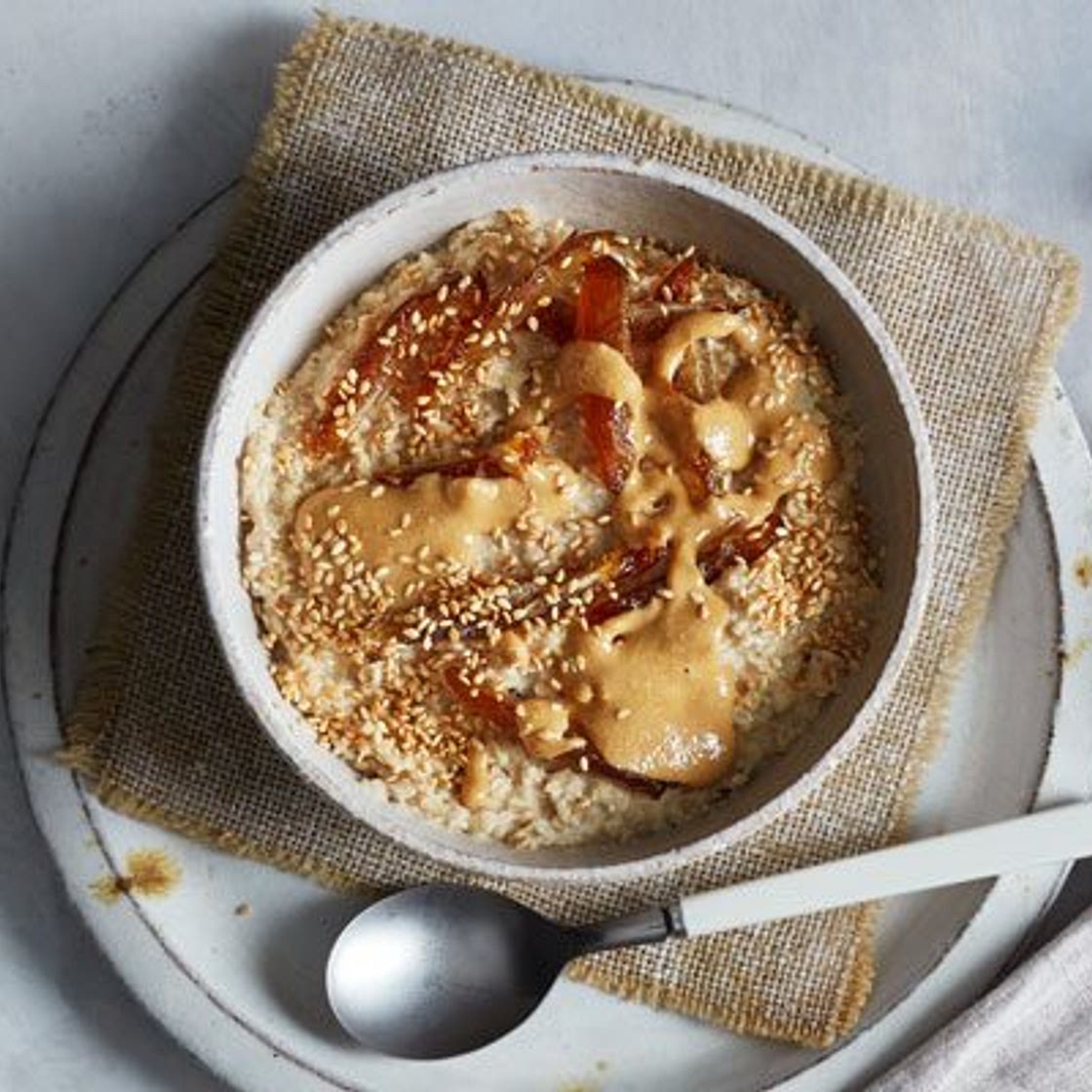 Date & tahini porridge