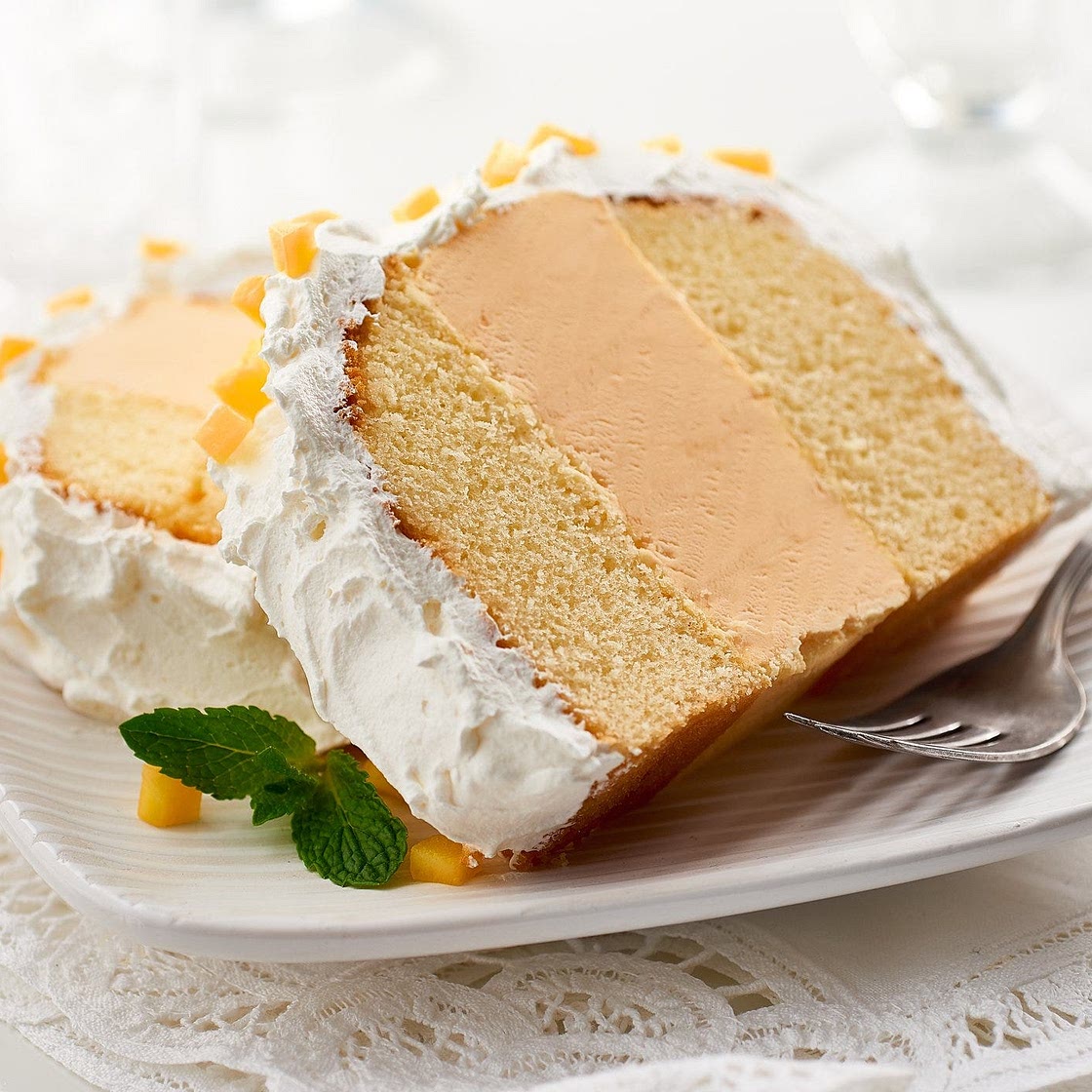 Fruit Sorbet Cake