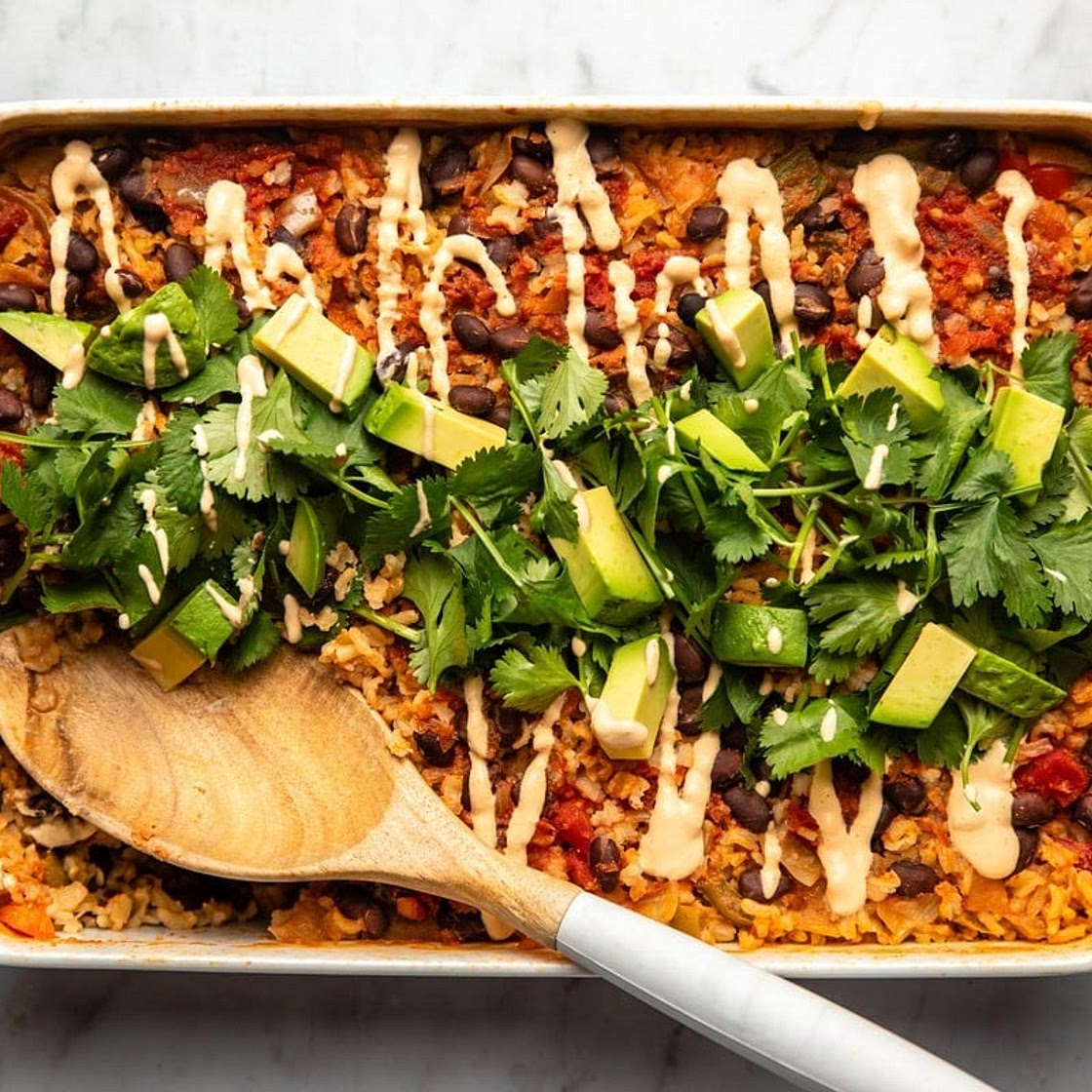 Southwestern Black Bean Casserole