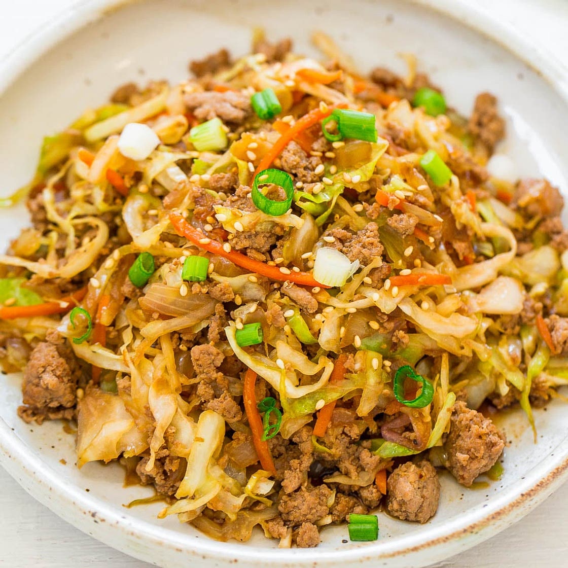 Chicken Egg Roll in a Bowl