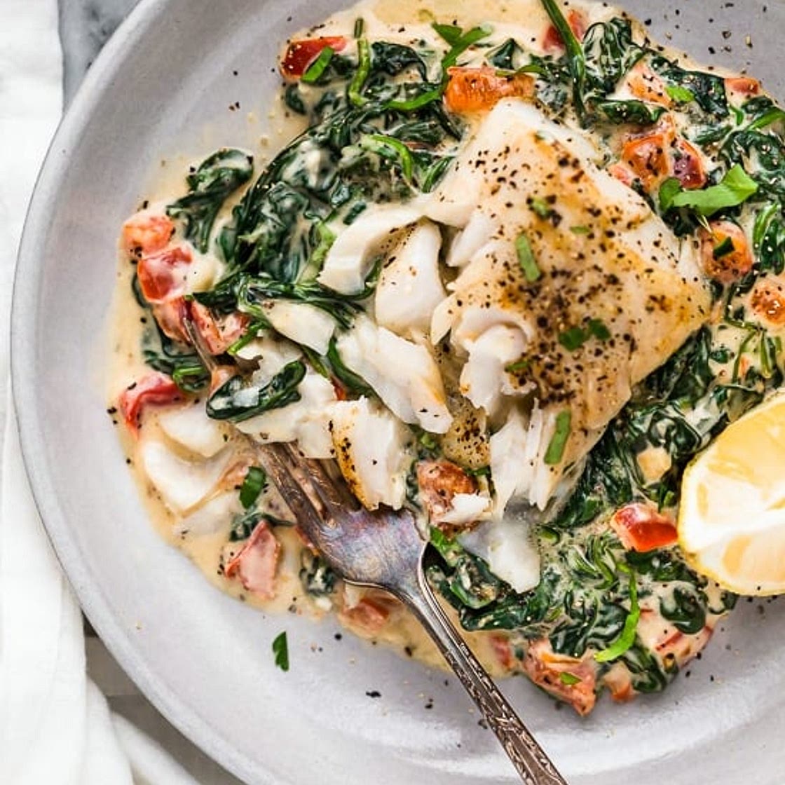 Fish Florentine