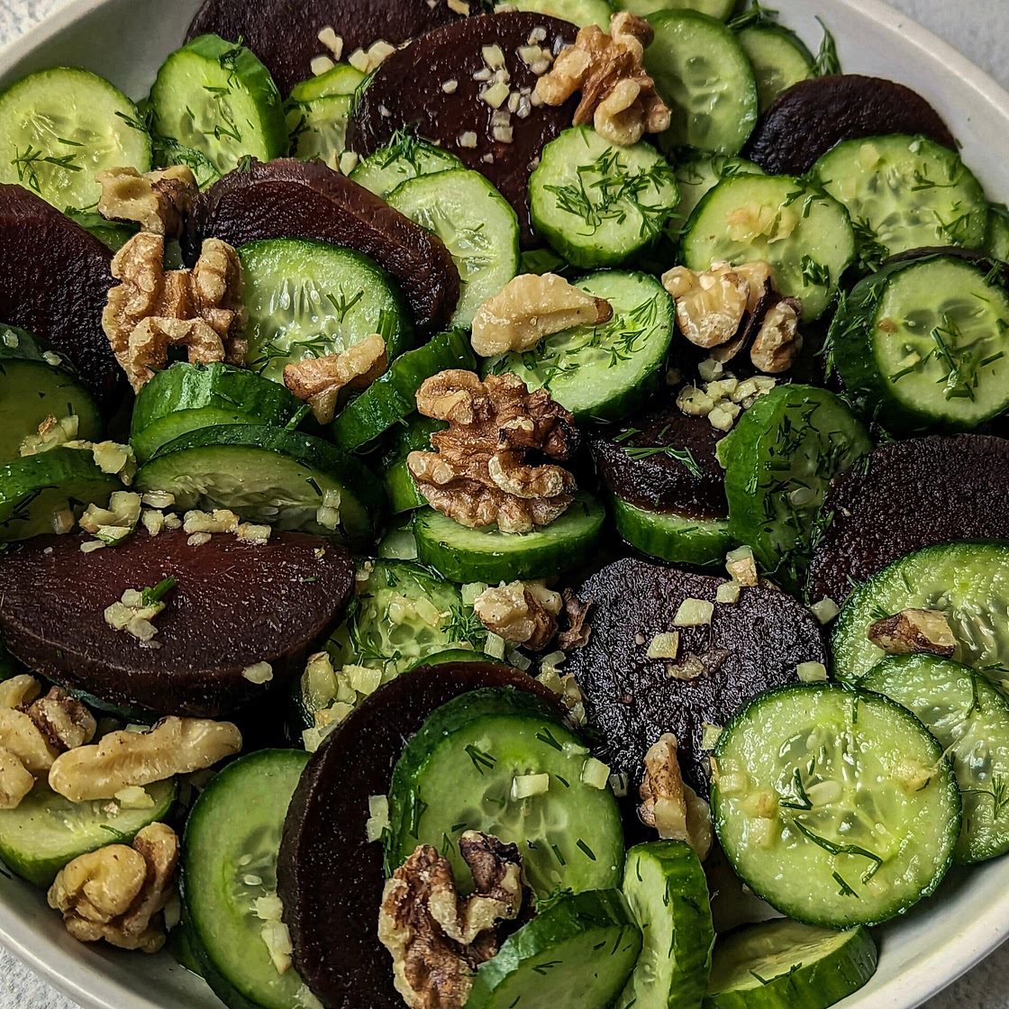 Cucumber Beet Salad