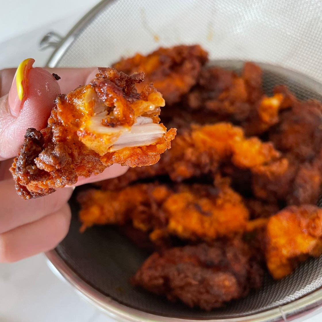 Poulet croustillant et juteux 
