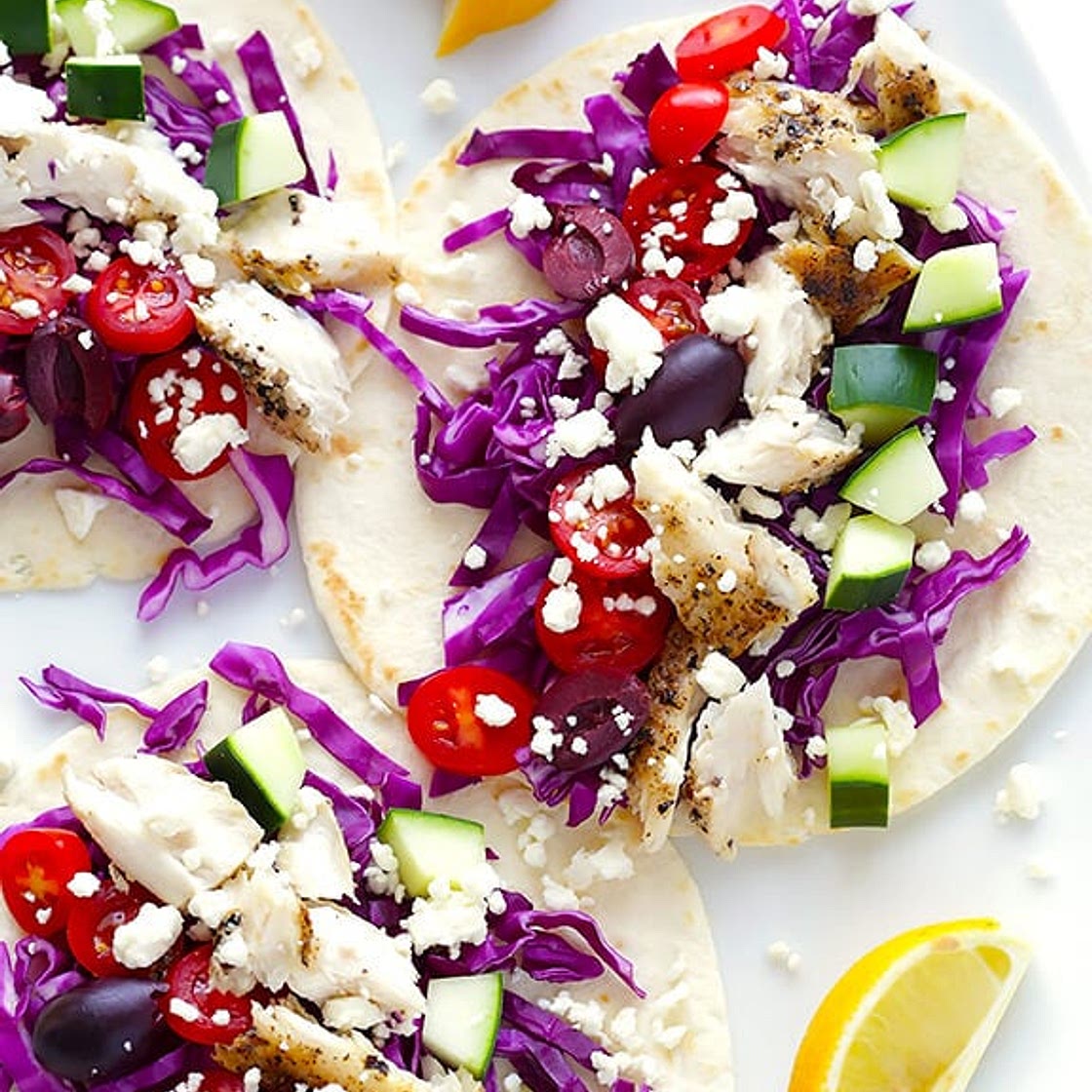 Greek Fish Tacos