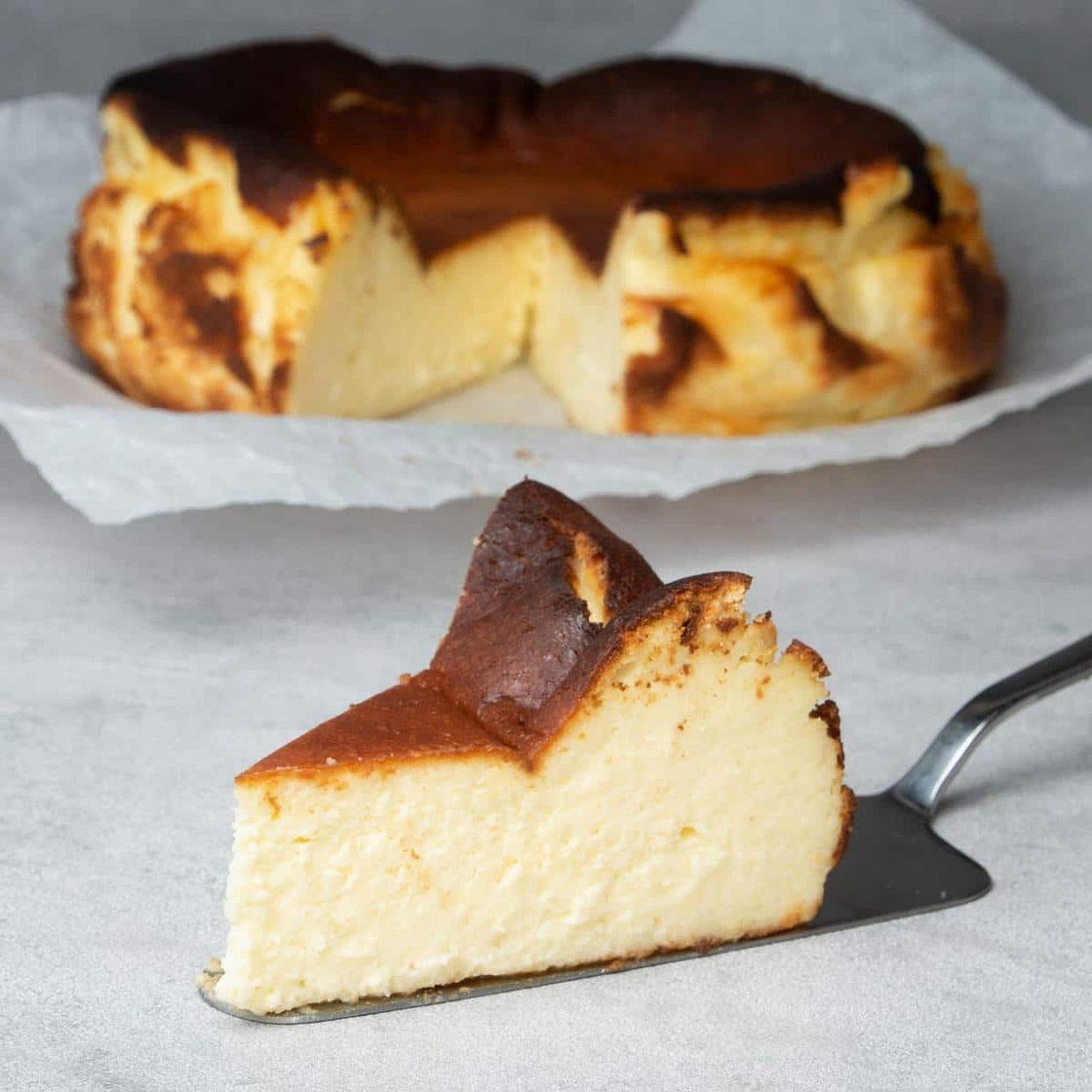 EASY Basque Burnt Cheesecake