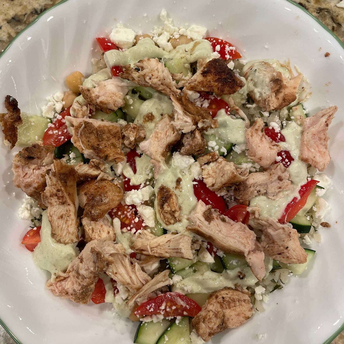 Healthy Chicken Shawarma Bowls