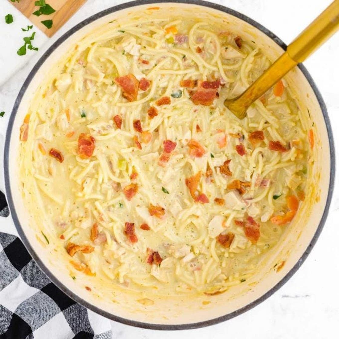 Crack Chicken Noodle Soup