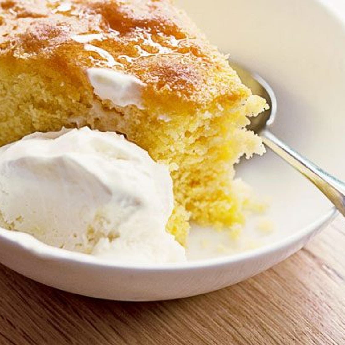 Orange polenta cake