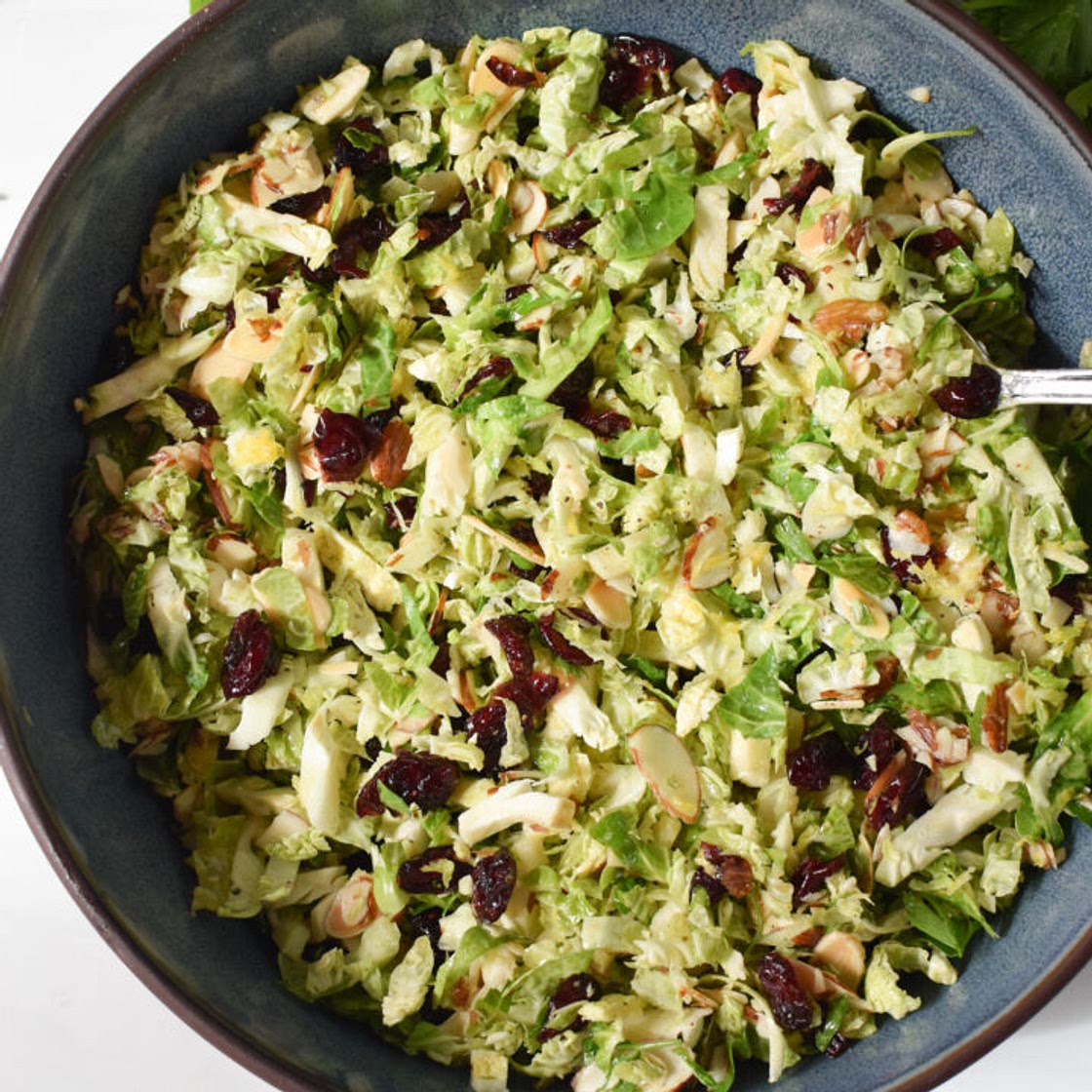 Lemon Brussels Sprout Slaw