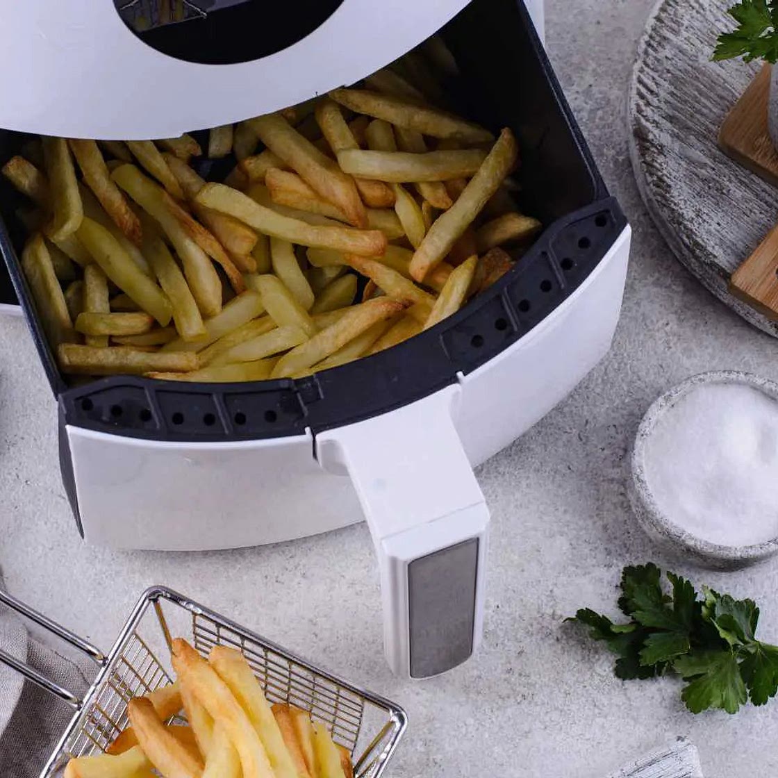 Patatas fritas congeladas freidora sin aceite