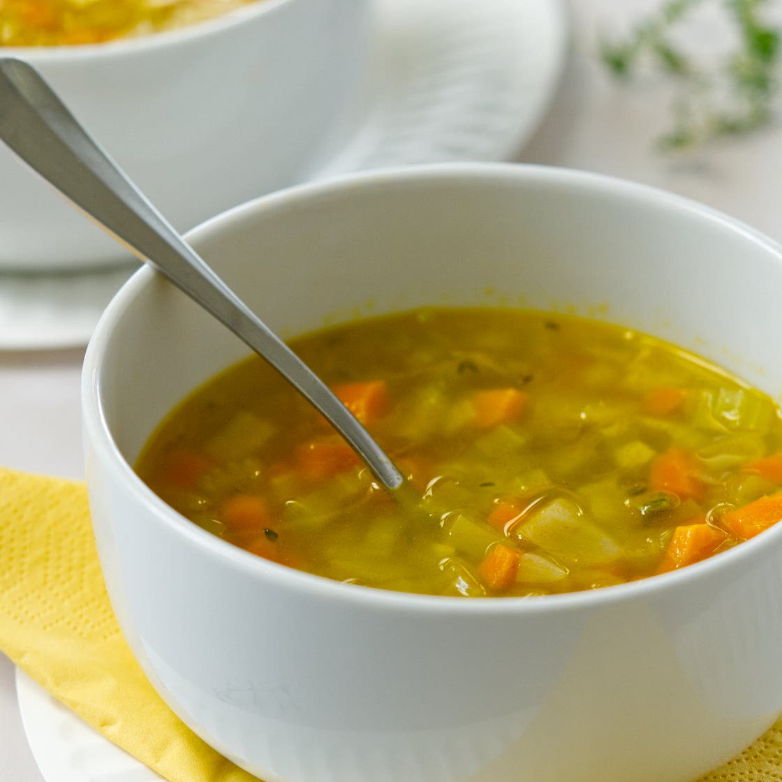 Carrot and Celery Soup (Easy + Vegan)