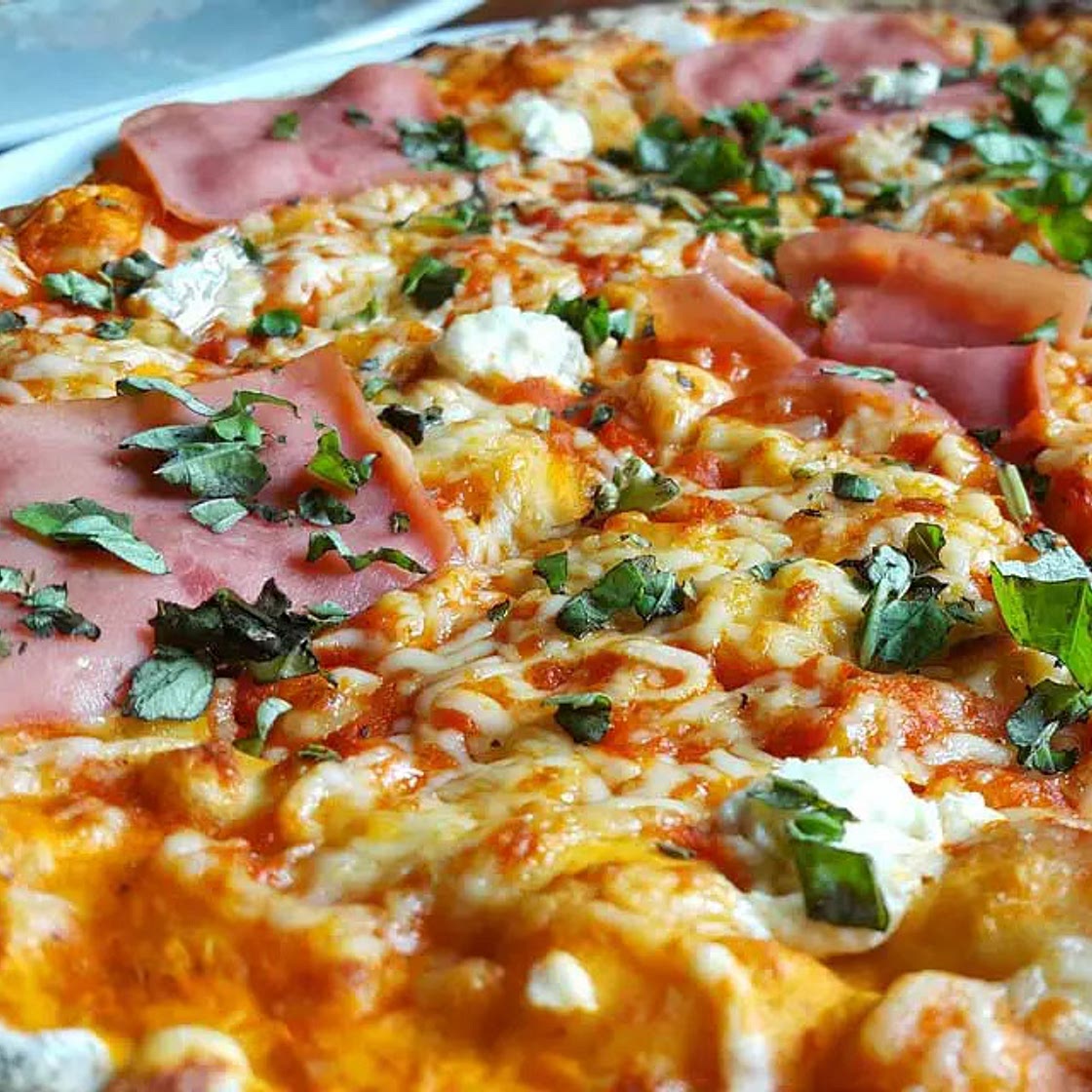 Pizza en freidora sin aceite