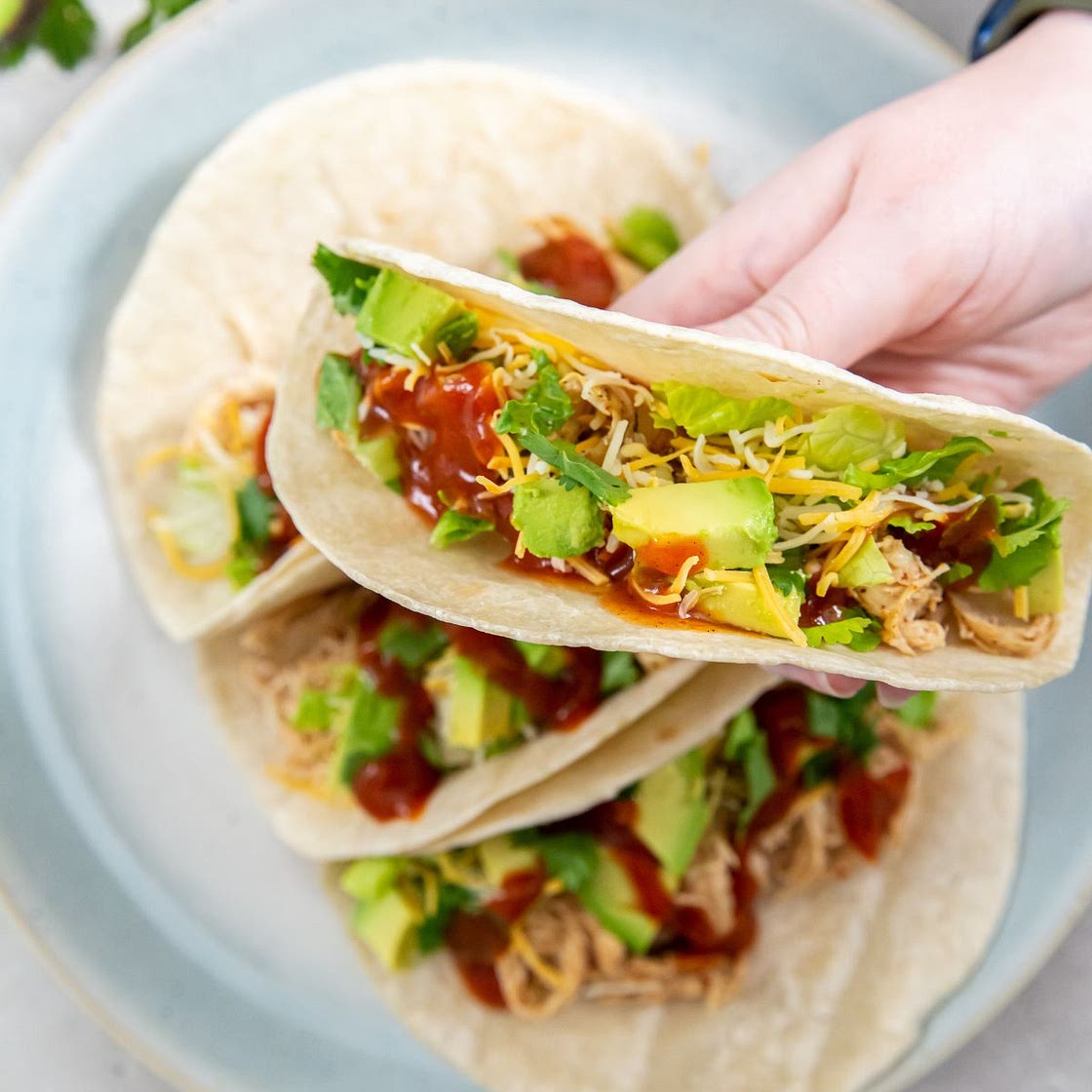Air Fryer Chicken Tacos