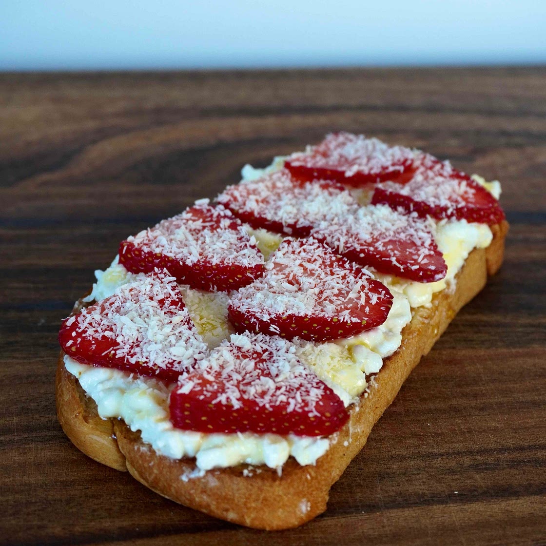 Summer strawberry toast