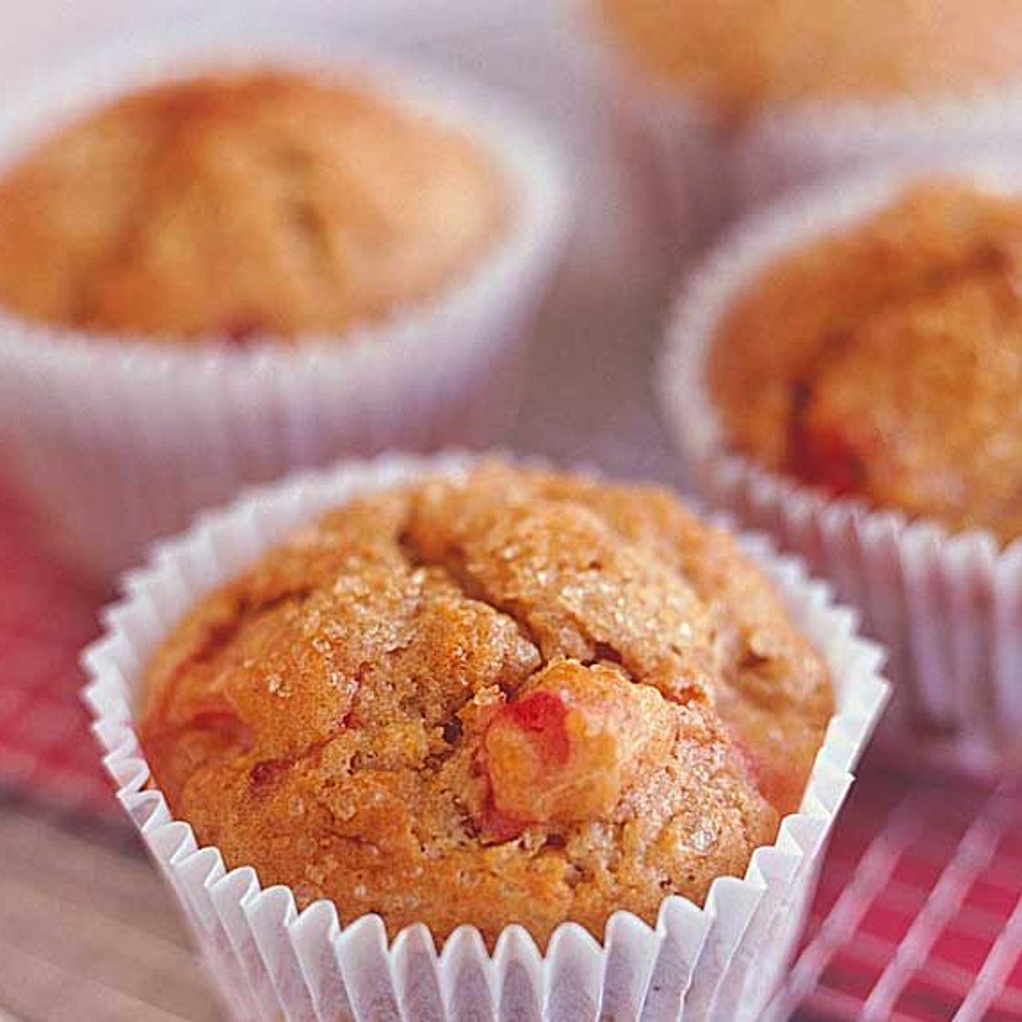 Rhubarb muffins