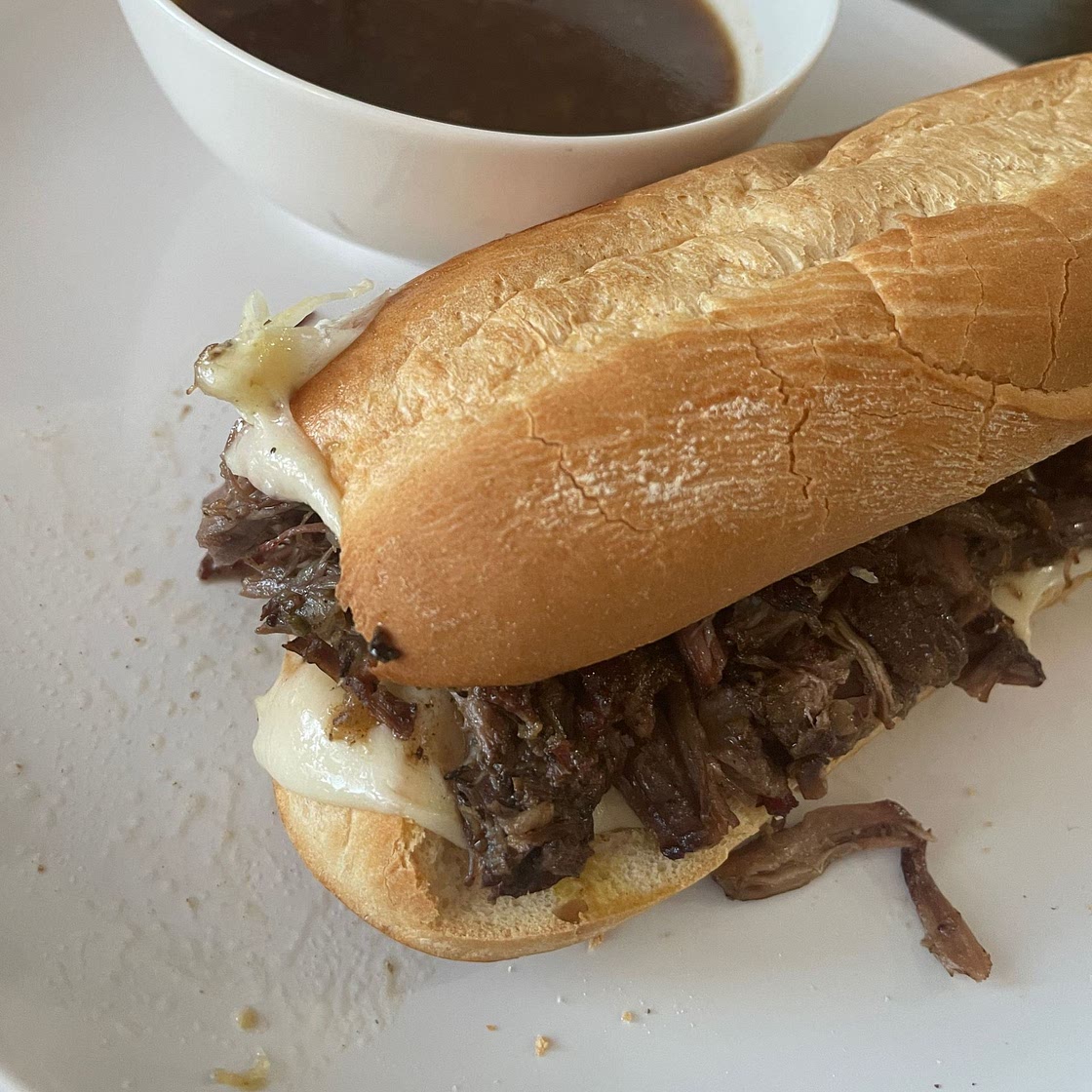 Slow Cooker French Dip Sandwiches