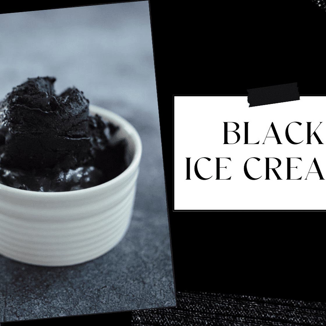 How to Make A No Churn Black Ice Cream Recipe