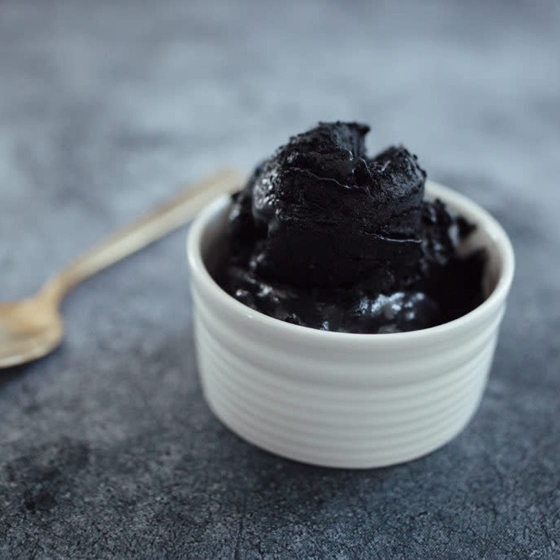 How to Make A No Churn Black Ice Cream Recipe