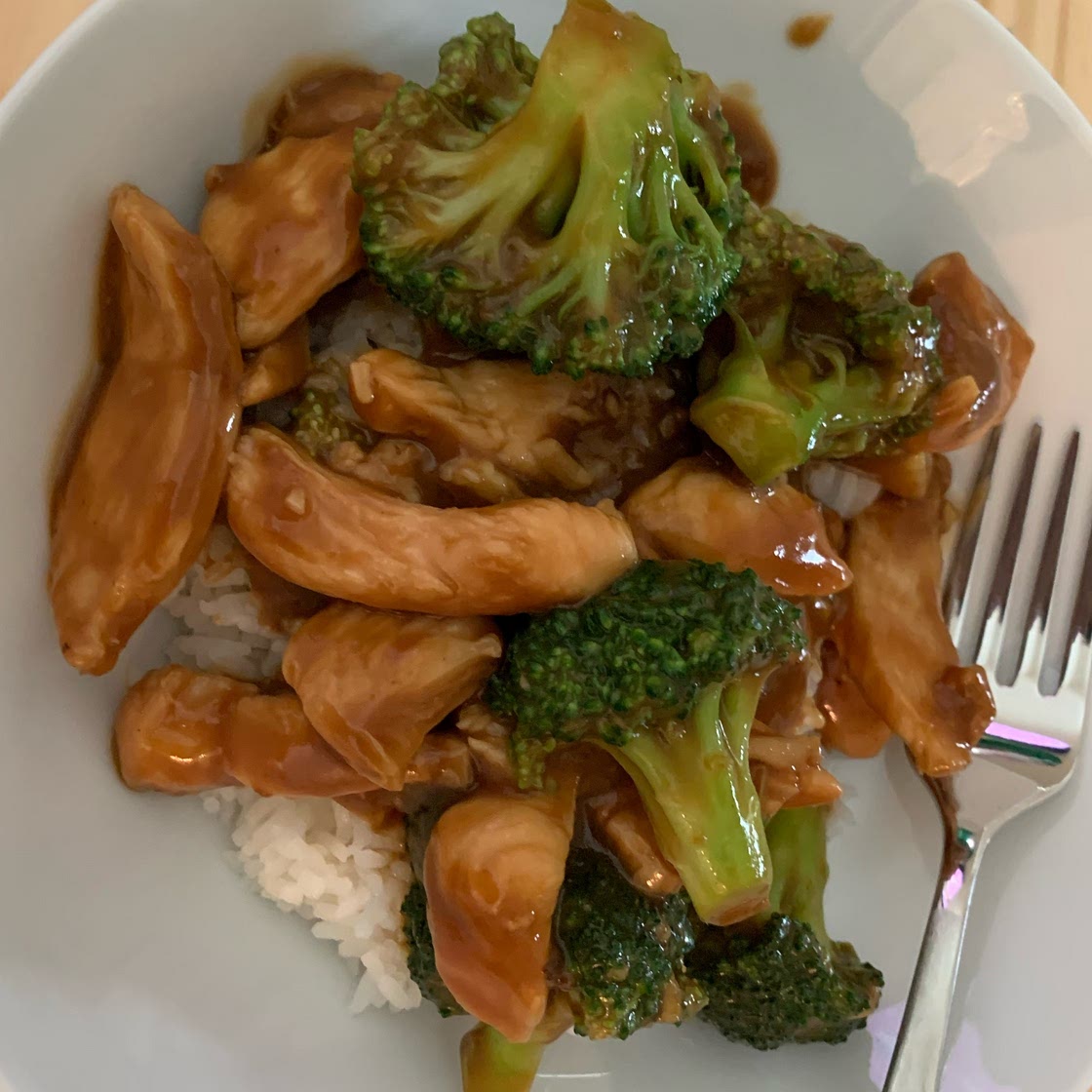Chicken and Broccoli with Brown Sauce