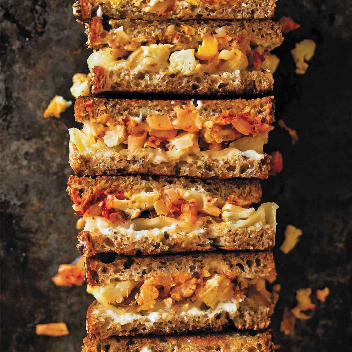 Cauliflower and Kimchi Sandwiches