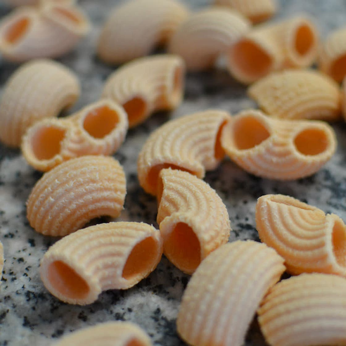 Extruded Semolina and Tomato Pasta Dough