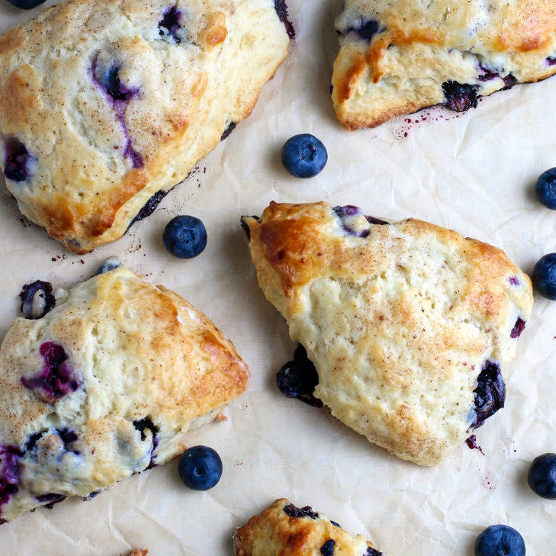 Blueberry scones 
