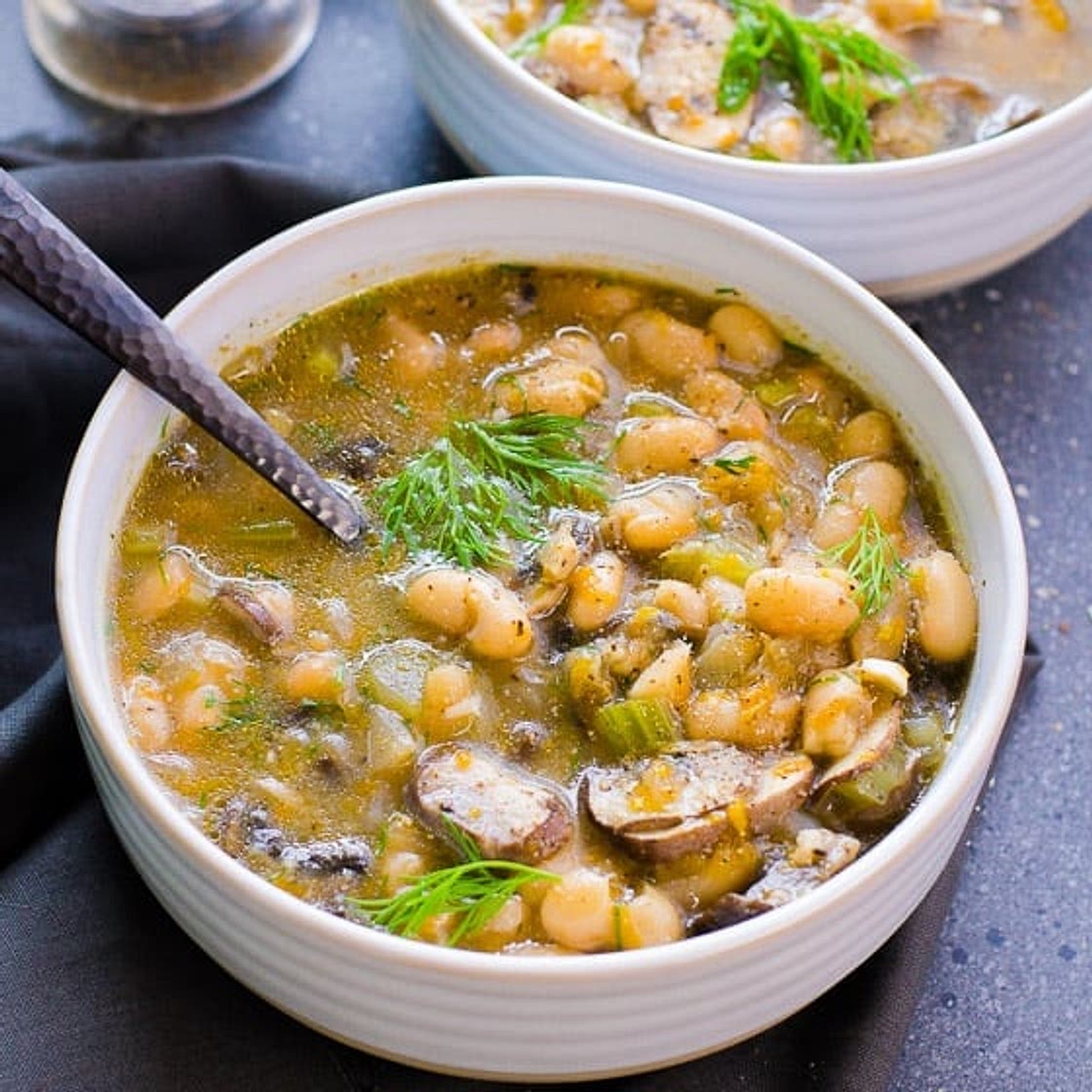Bean and Mushroom Soup
