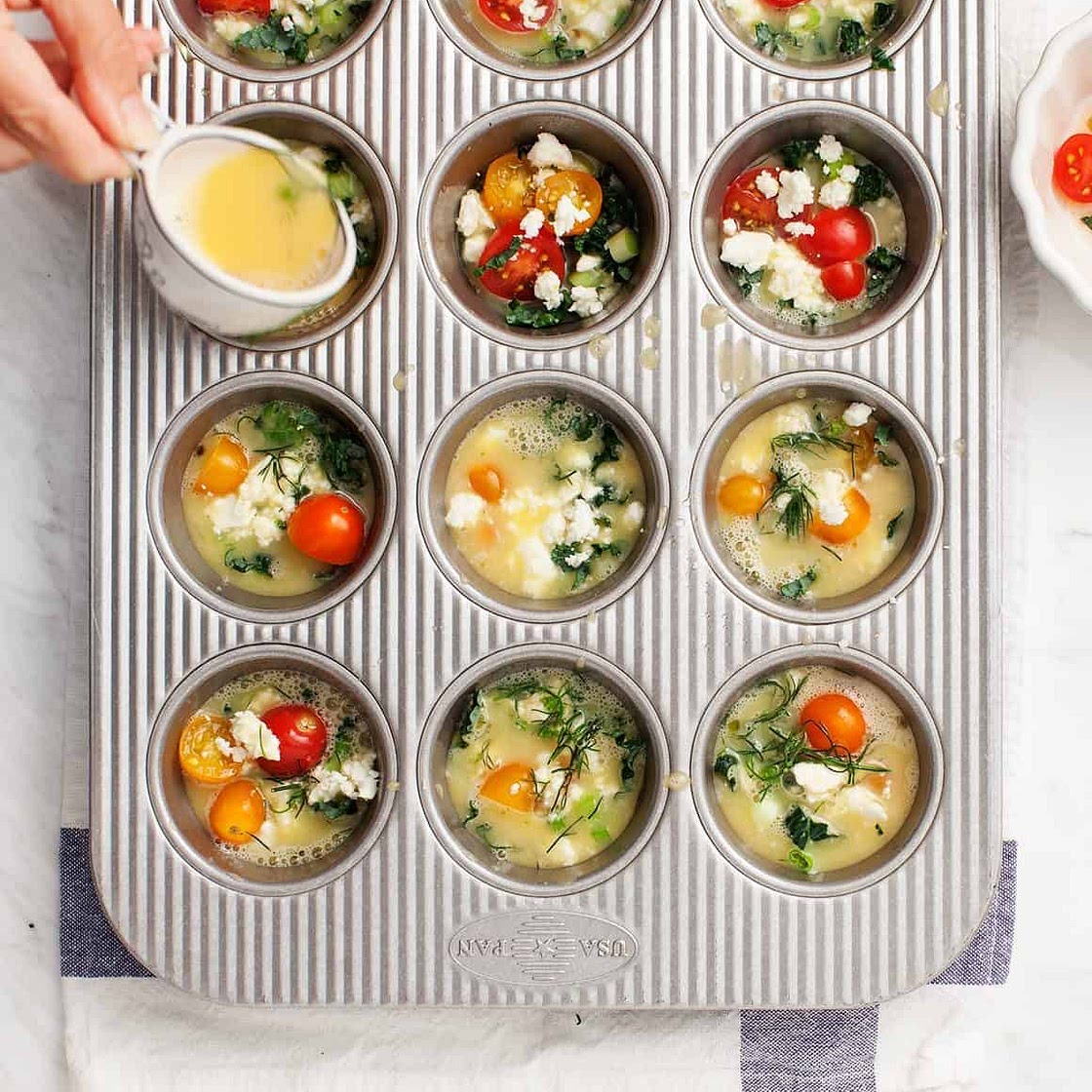 Mini Veggie Frittata Muffins