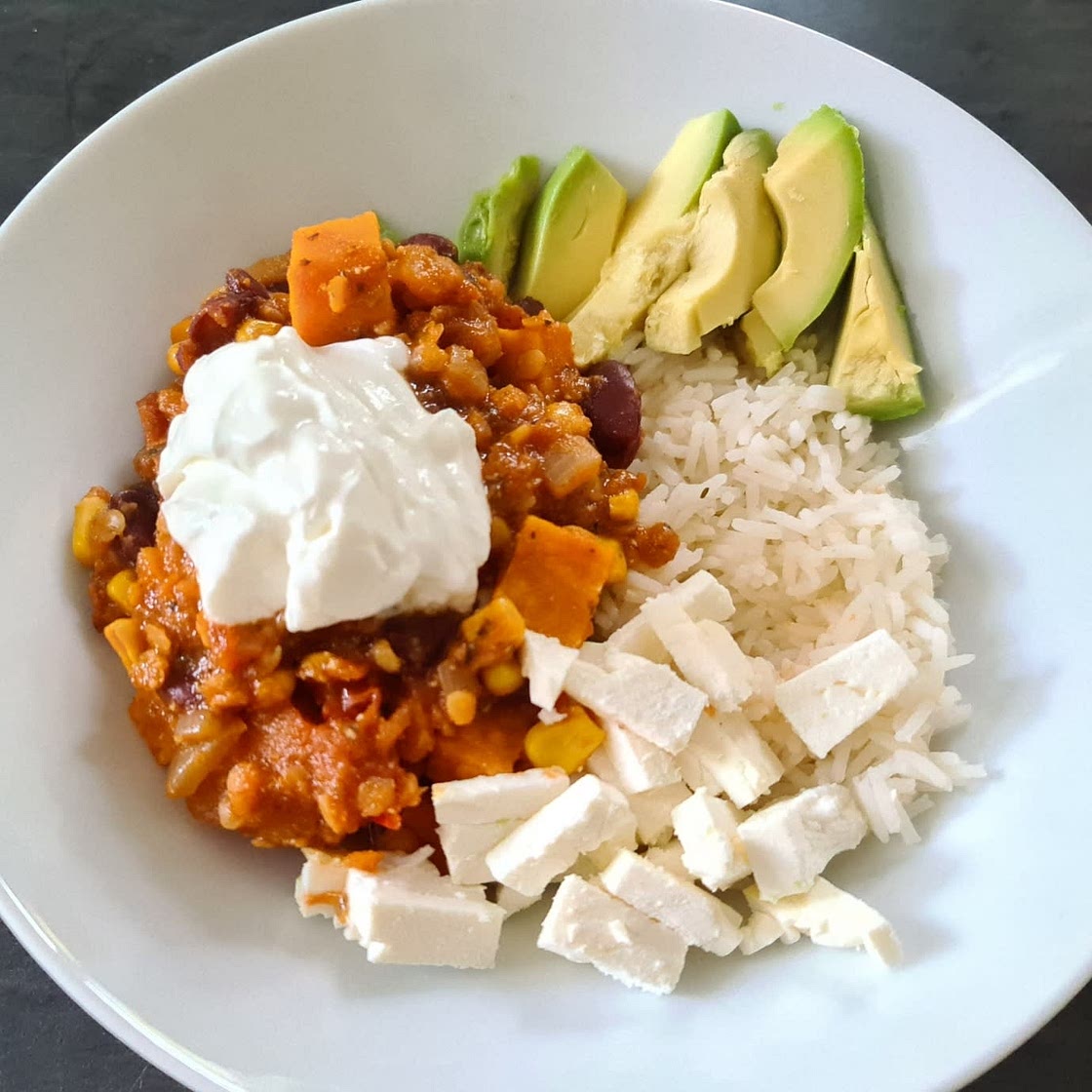 Sweet Potato Spiced Chili