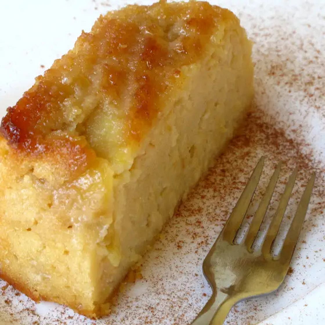 Yogurt apple pudding