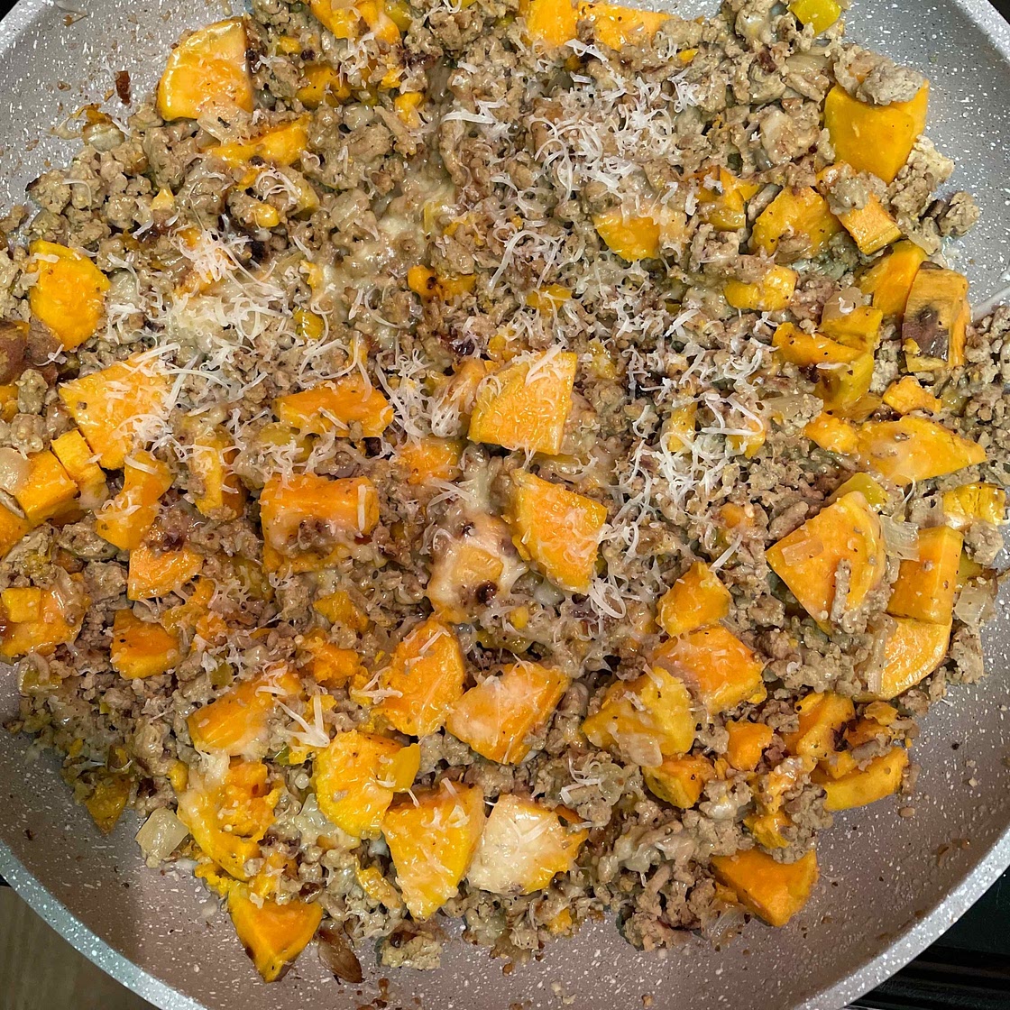Ground Turkey Sweet Potato Skillet