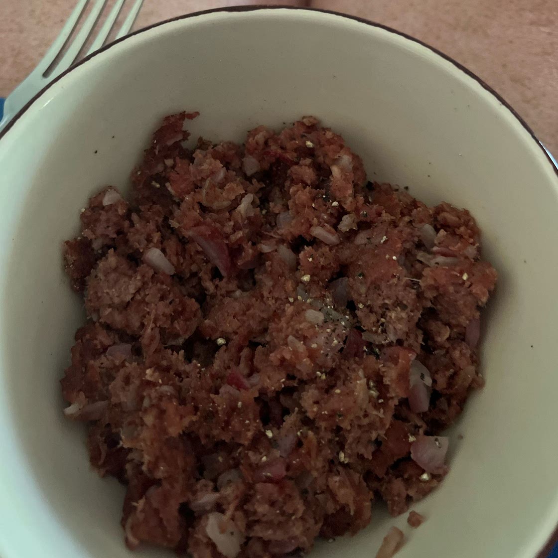 Crispy Keto Corned Beef & Radish Hash