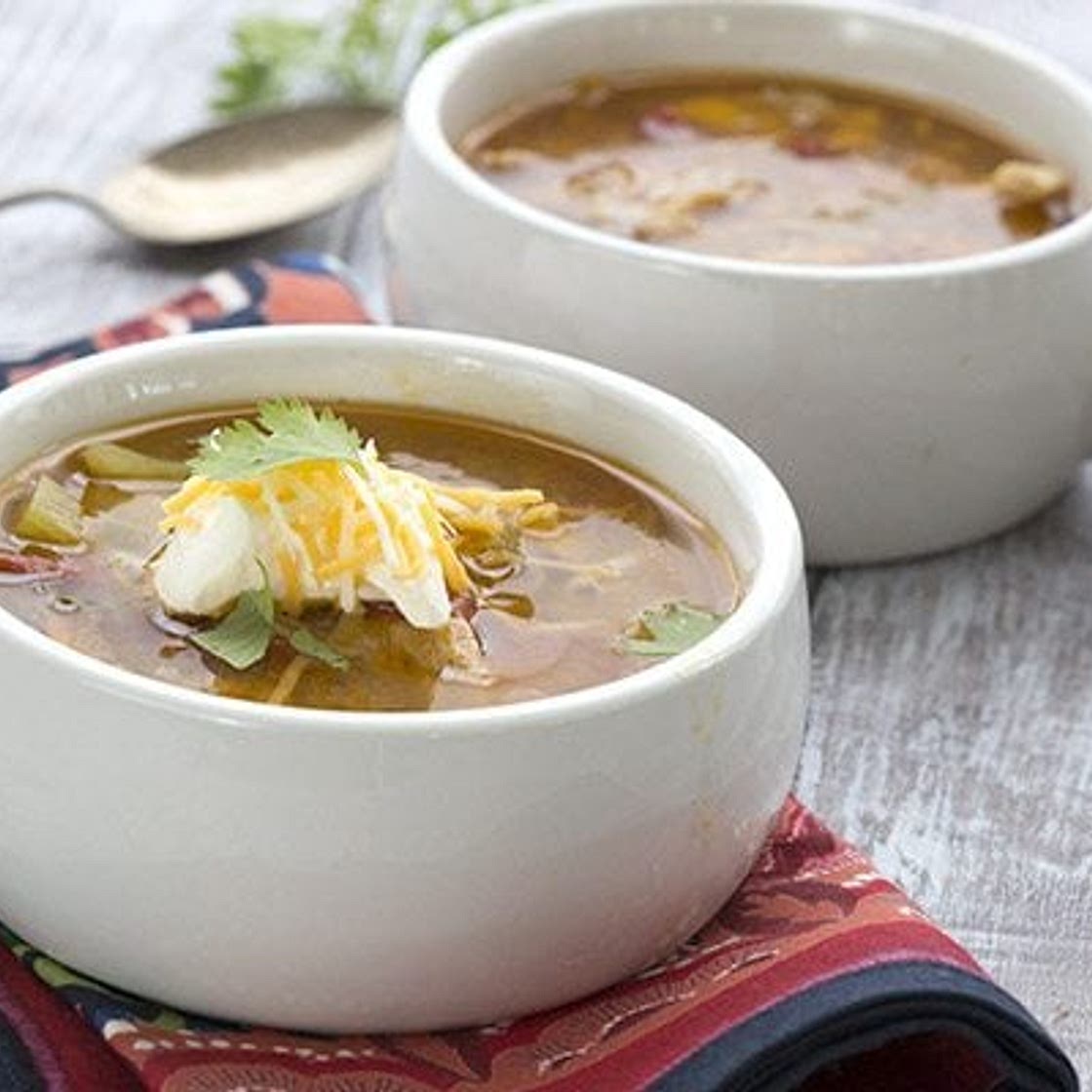 Instant Pot Chicken Fajita Soup
