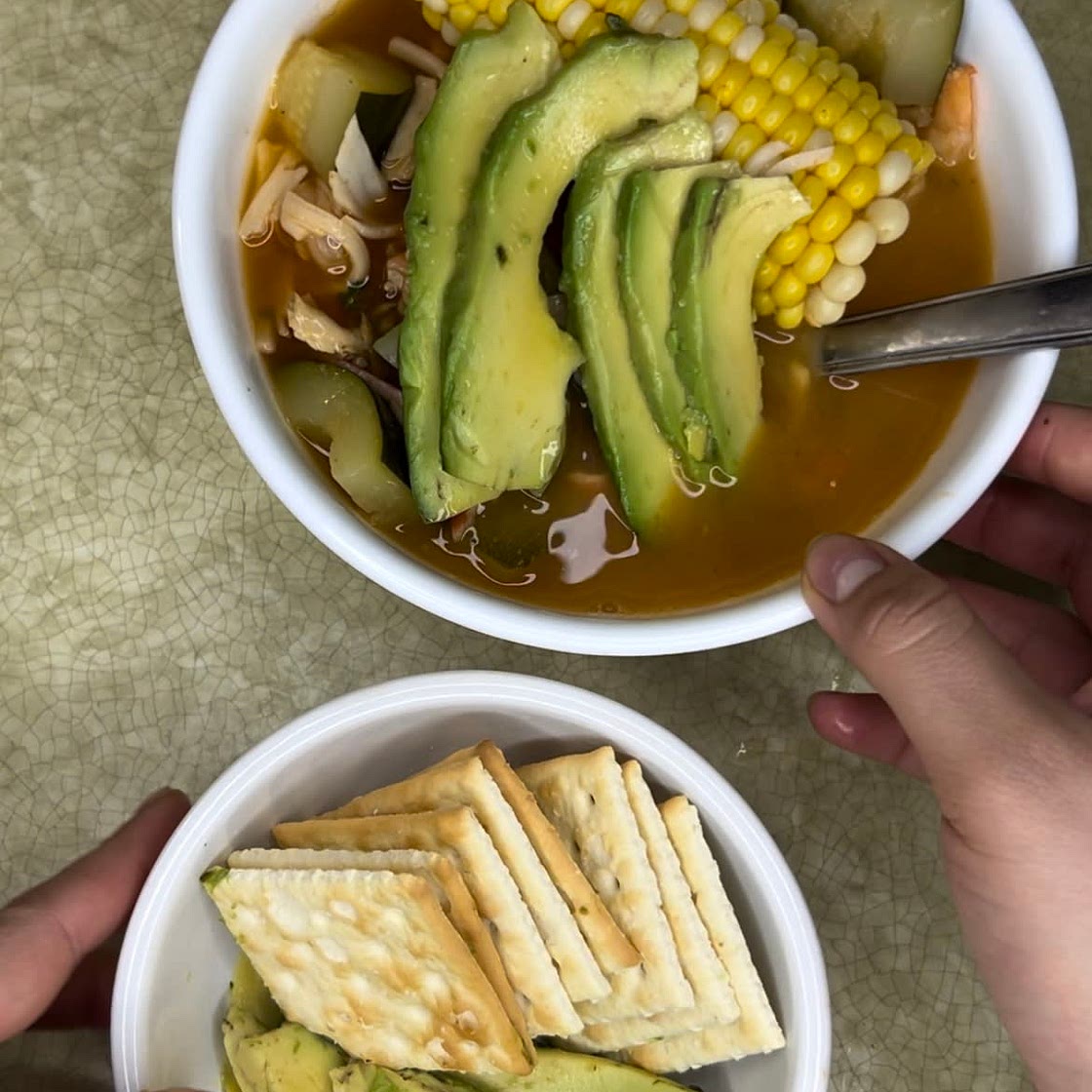 Caldo de Camaron 🍤🥑🍲