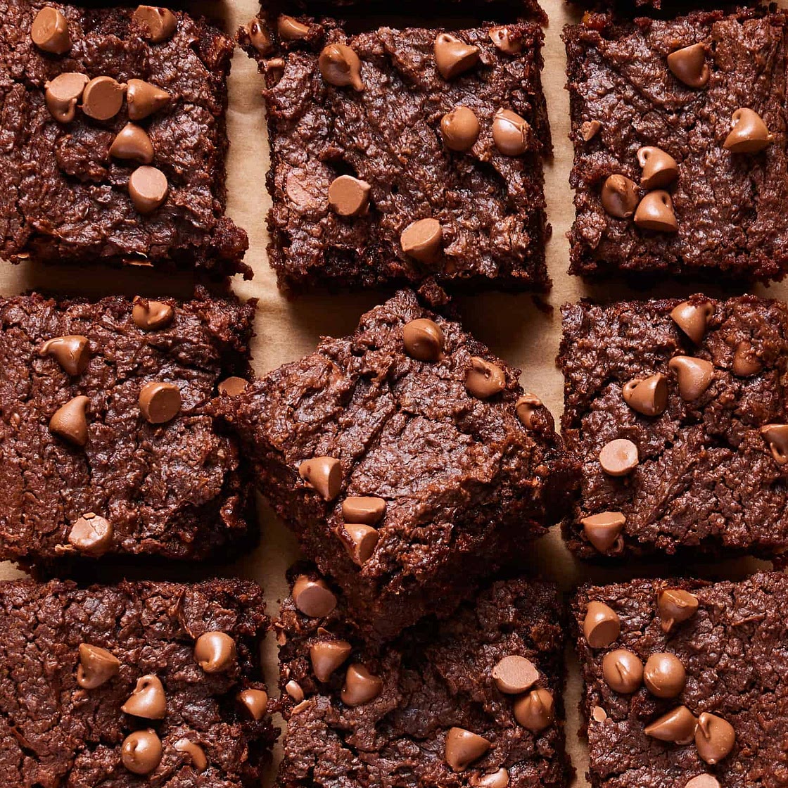 Double Fudge Chickpea Brownies