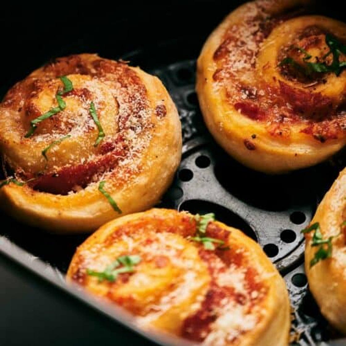 Air fryer pizza rolls