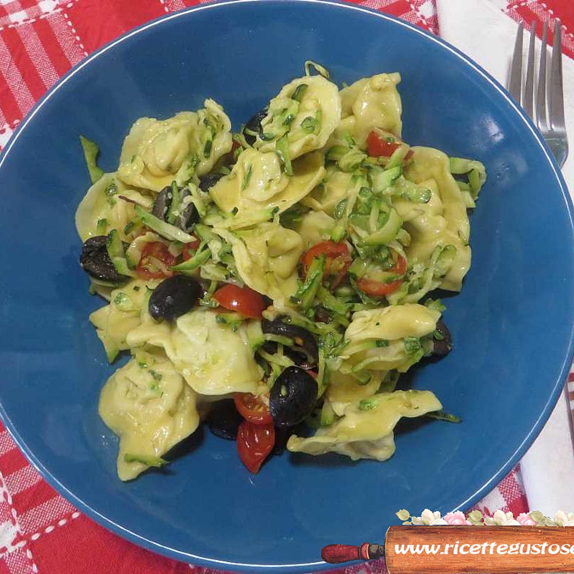 Cappelletti freddi orata e zucchine