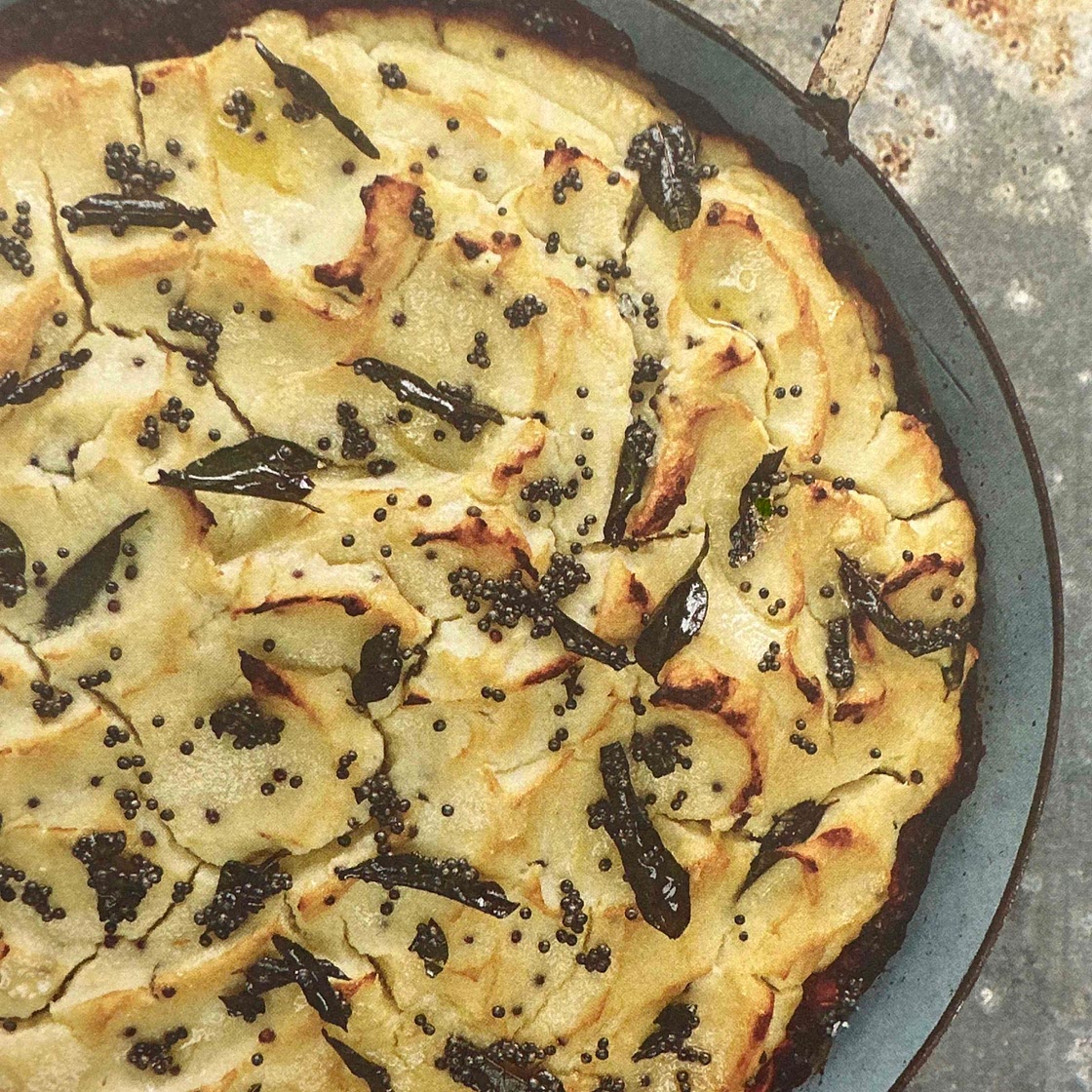 Cauliflower topped Puy Lentil Pie