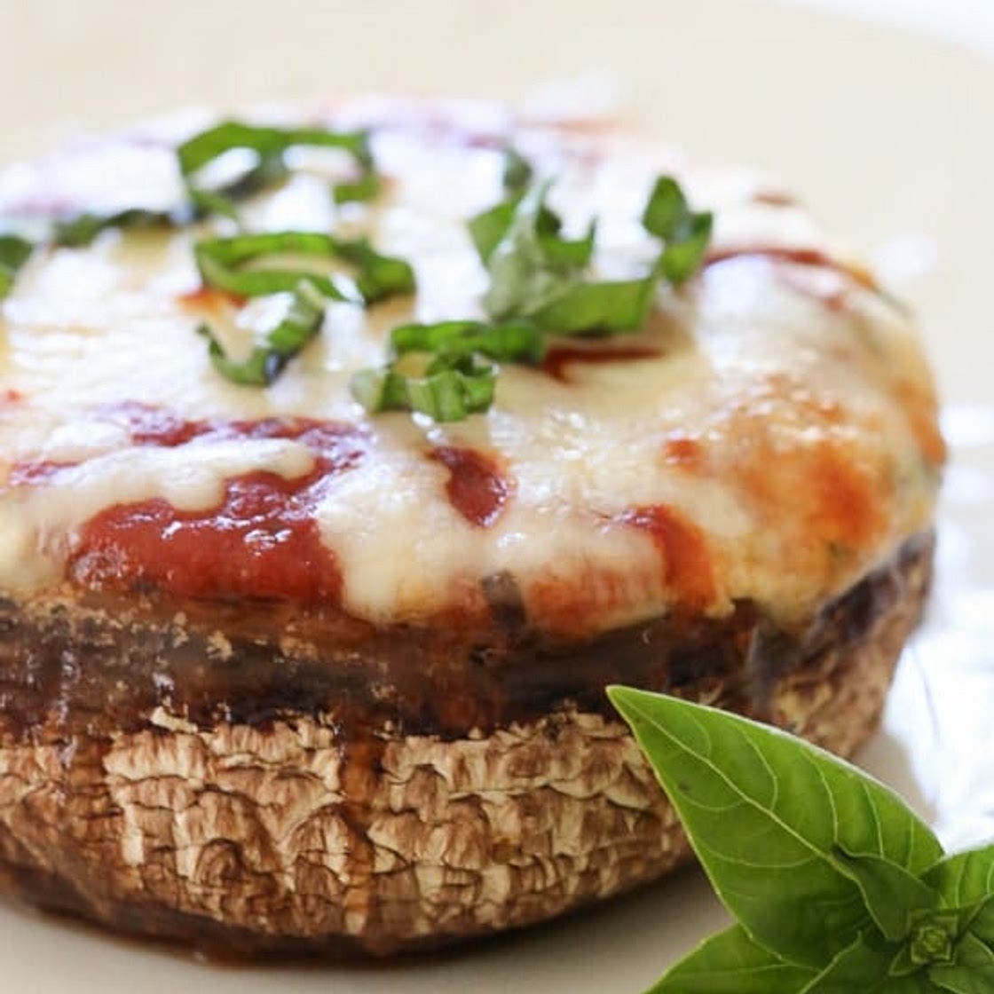 Veggie Lasagna Stuffed Portobello Mushrooms