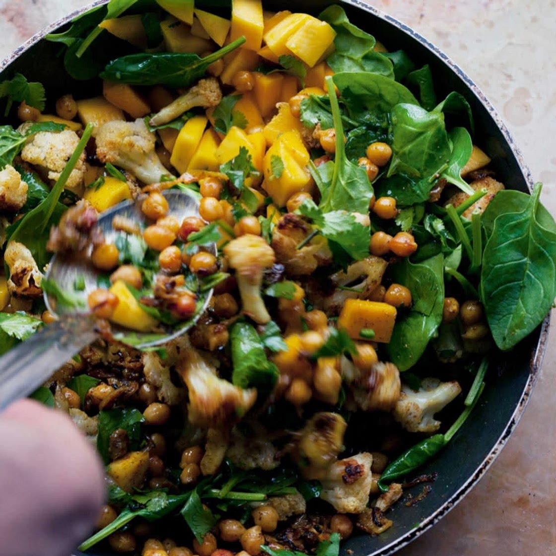 Alphonso mango and curried chickpea salad recipe | Yotam Ottolen