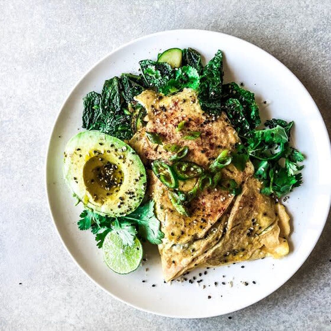Chilli, Lime And Coriander Omelette
